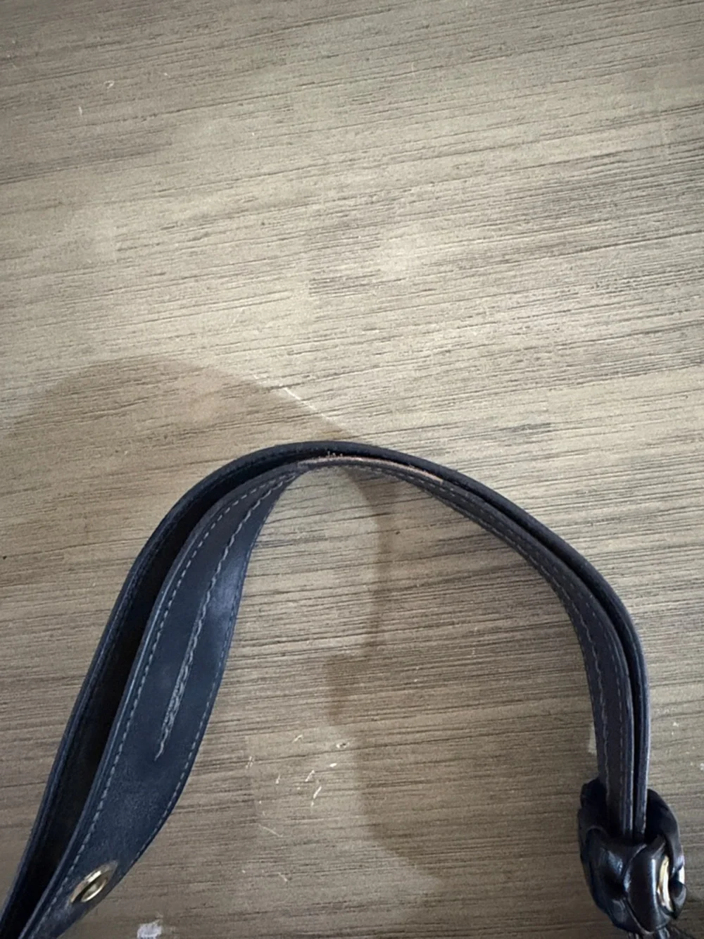 Coach 11437 Bleecker Brown Canvas Black Leather Bucket Crossbody Shoulder Bag